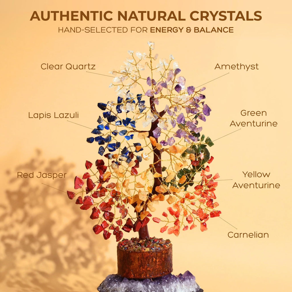7 Chakra Crystal Tree of Life